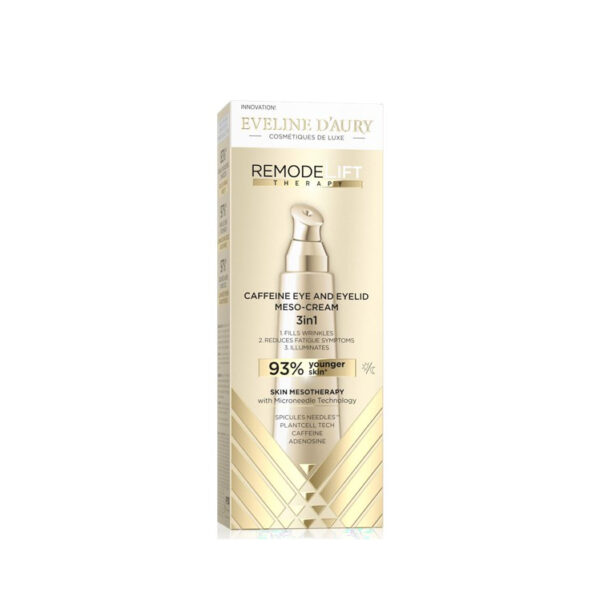 Eveline D'Aury RemodeLift Therapy Creme para os Olhos com Cafeína 3 em 1