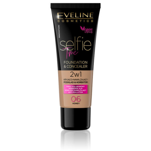 EV Selfie Time Foundation & Concealer 06 Honey 30ml