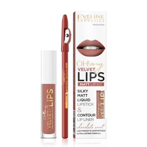EV OH My Lips Lips Liquid Matt Lipstick&Lip Liner Nº12