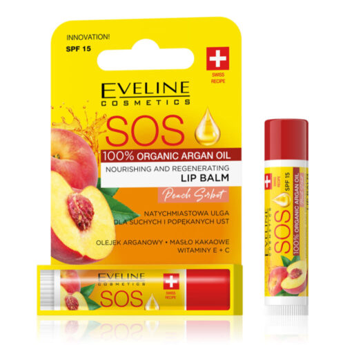 EV Lip Balm SOS Peach SPF15