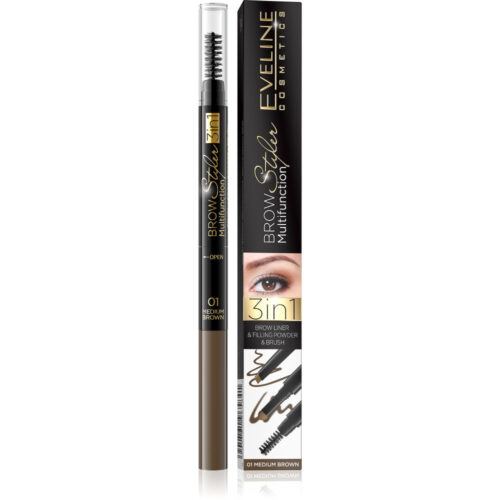 EV Brow Styler 3in1 Multifunction Medium Brown 01