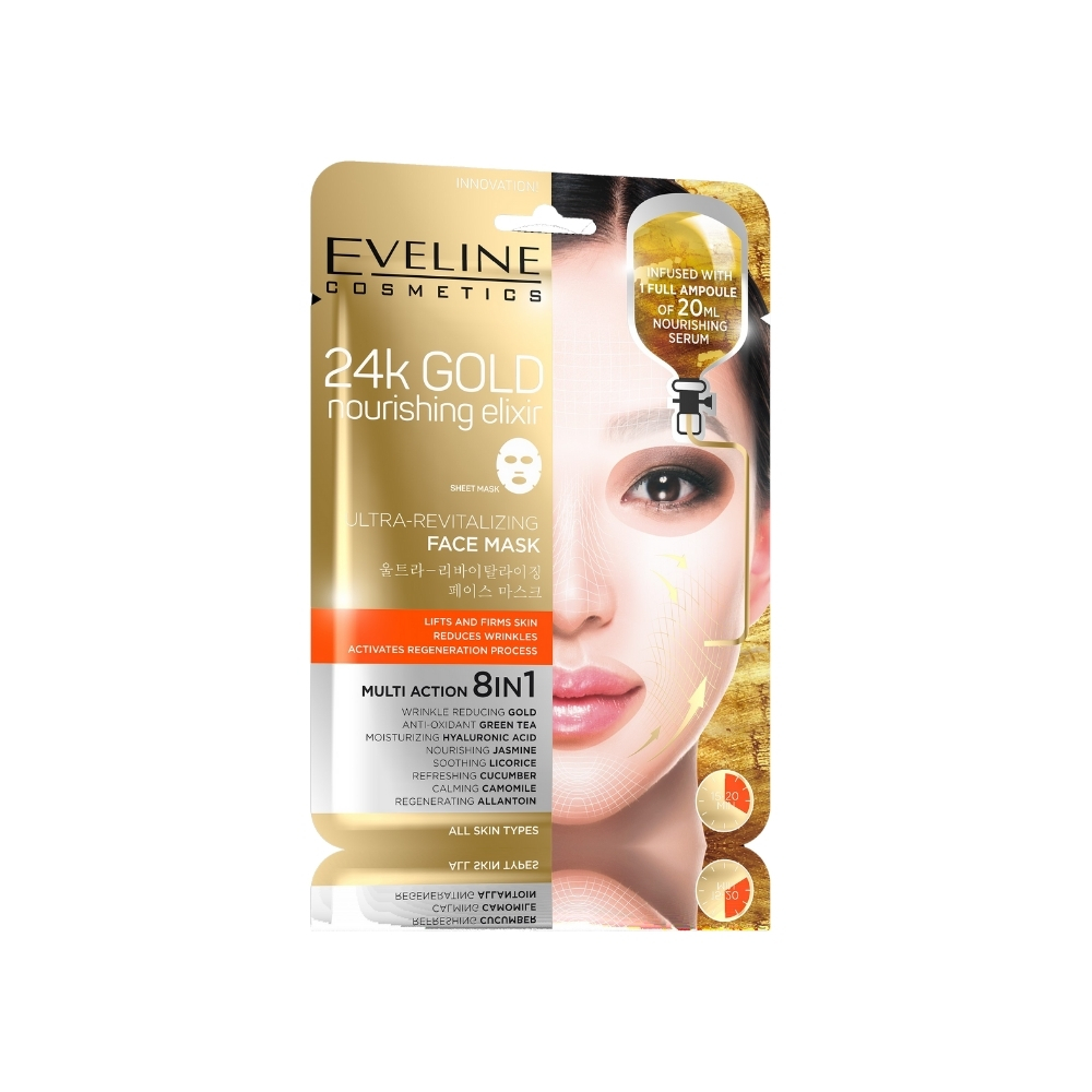 EV Mask 24k Gold Ultra-Revitalizing Face Sheet Mask