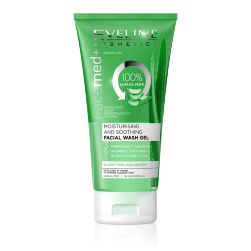 EV Facemed Moist.Soot.Facial Wash Gel Aloe Vera 150ml