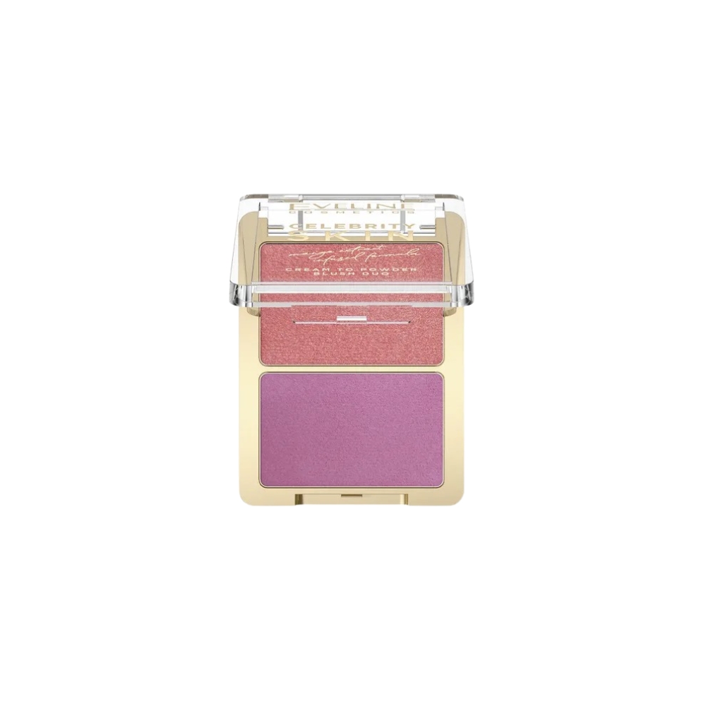 EV Celebrity Skin Cream to Powder Blush Duo 02 Soft Sunset Flush