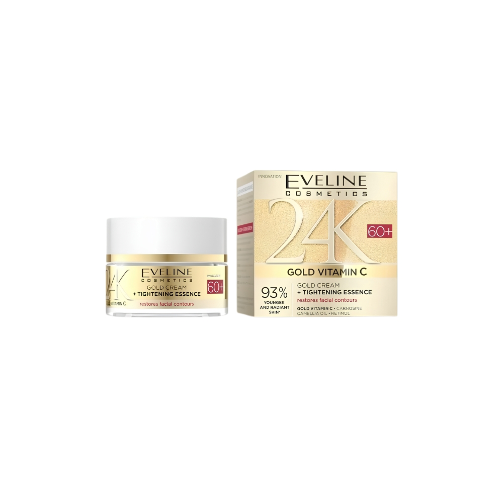 EV 24K Gold Vitamin C Cream Thitening Essence 60+ 50ML